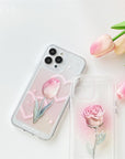 Pink Rose Flower Phone Case