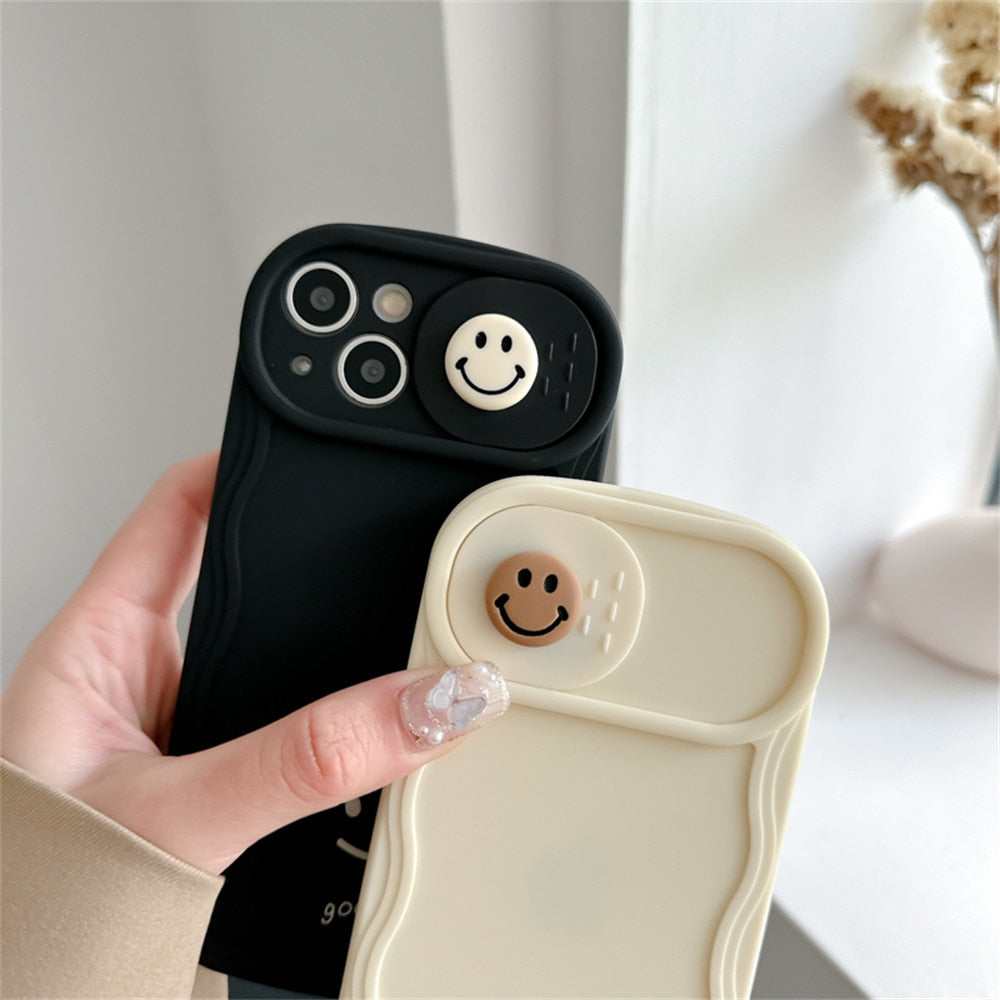 3D Smile Camera Lens Phone Case