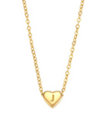 Heart-Shaped Initial Necklace