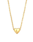 Heart-Shaped Initial Necklace