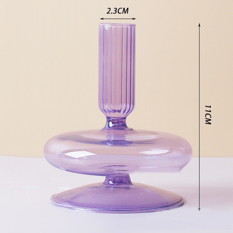 Lilac Candle Holder &amp; Vase