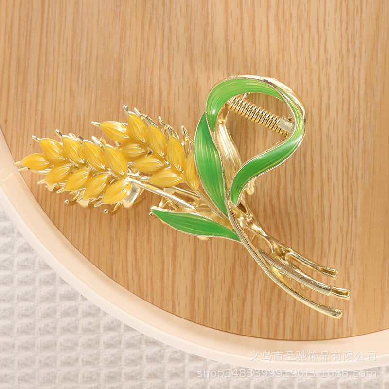 Wheat Hair Claw Clip