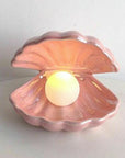 Shell and Pearl Lamp