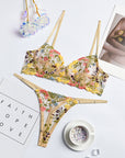 Floral Embroidered Lingerie