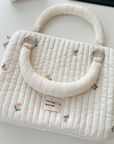 Floral Cotton Handbag/Laptop Case
