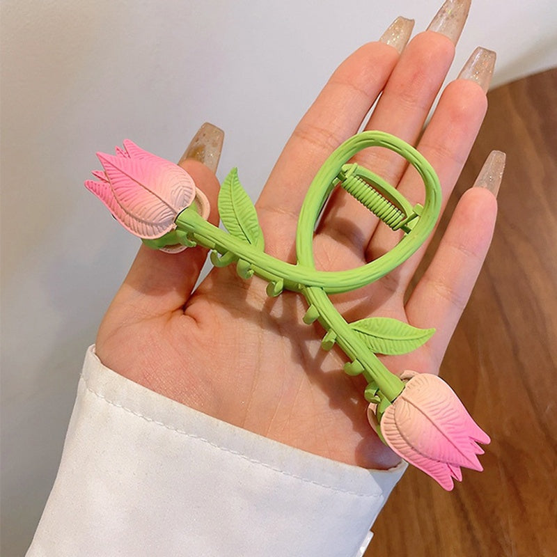 Double Sided Tulip Hair Claw