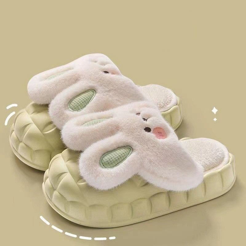 Fuzzy Cute Rabbit Slippers