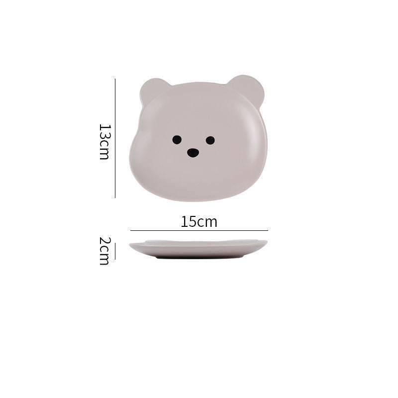 Kawaii Bear Bowl and Plate