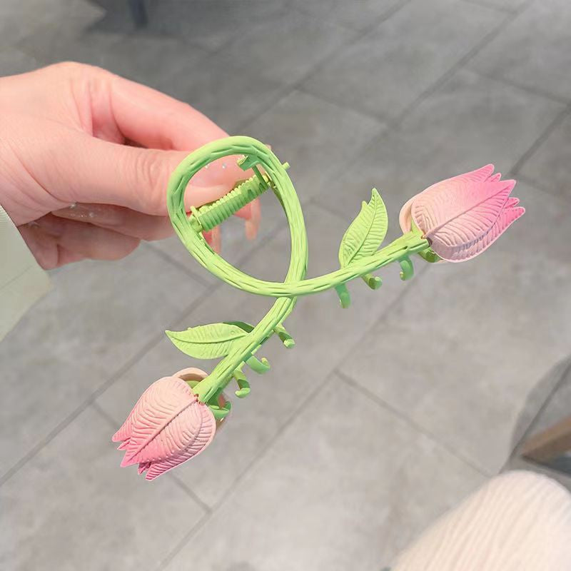 Double Sided Tulip Hair Claw