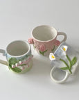 Floral Ceramic Mugs