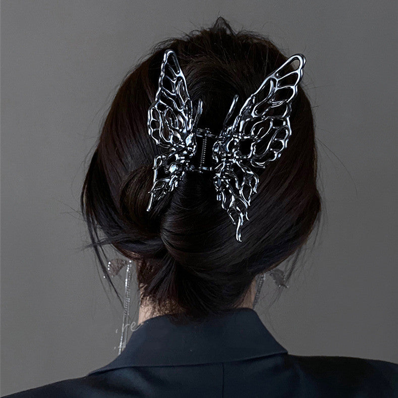 Metallic Butterfly Hair Clip