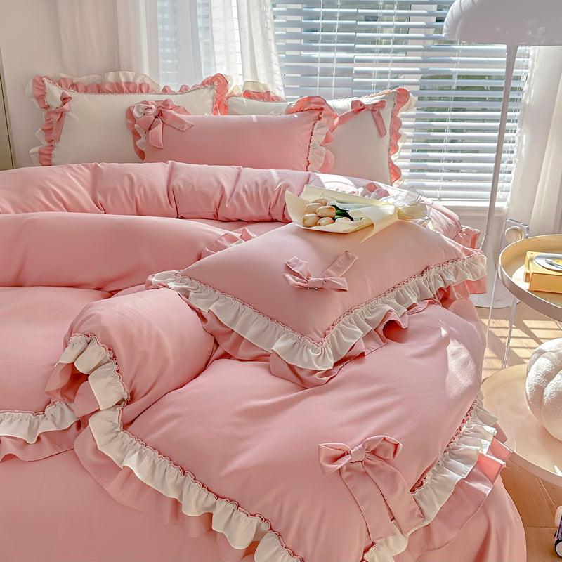 Bowknot Lace Bedsheets