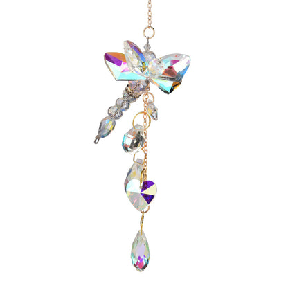 Crystal Butterfly Wind Chime