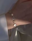 Mother of Pearl Material Heart Bracelet