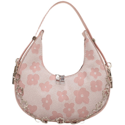 Crescent Daisy Shoulder Bag