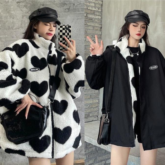 Love Fleece Reversible Coat