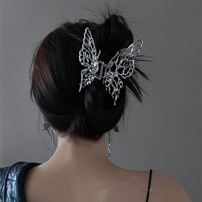 Metallic Butterfly Hair Clip