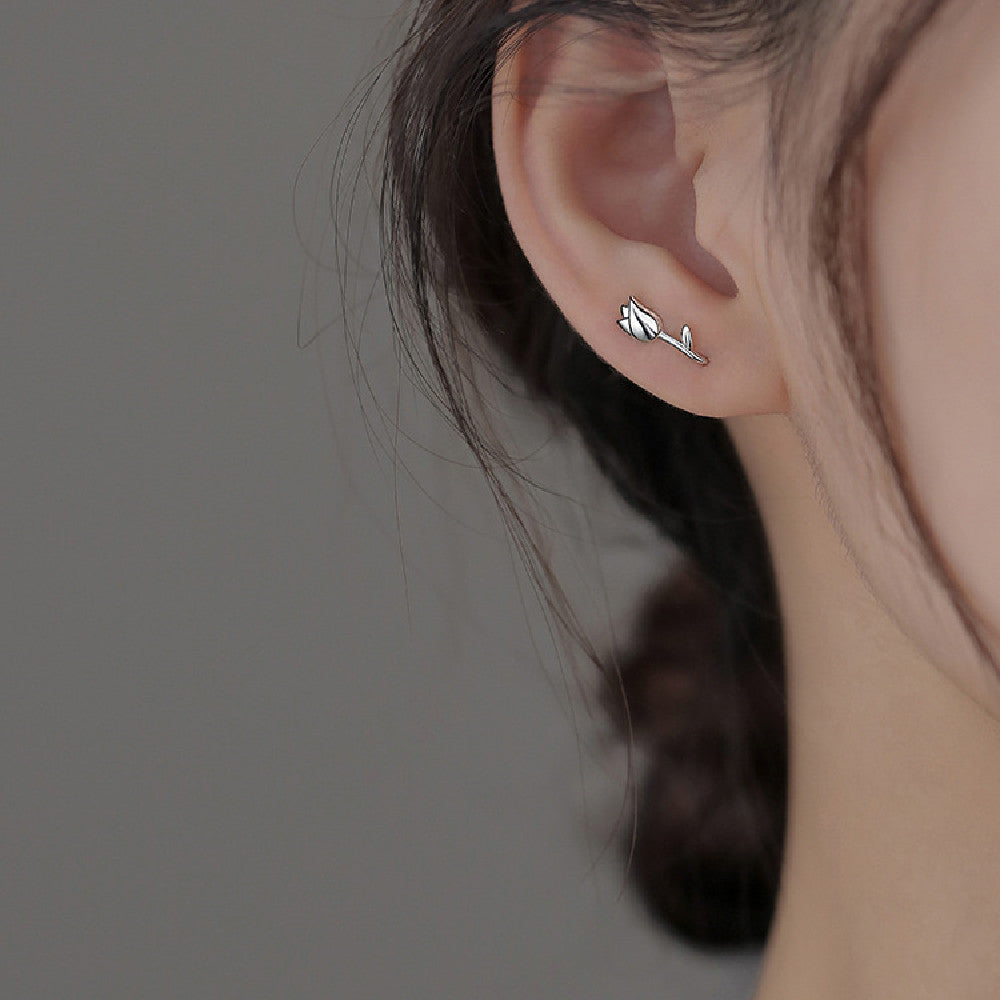 Dainty Tulip Earrings