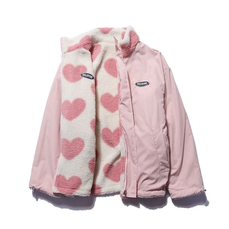 Love Fleece Reversible Coat