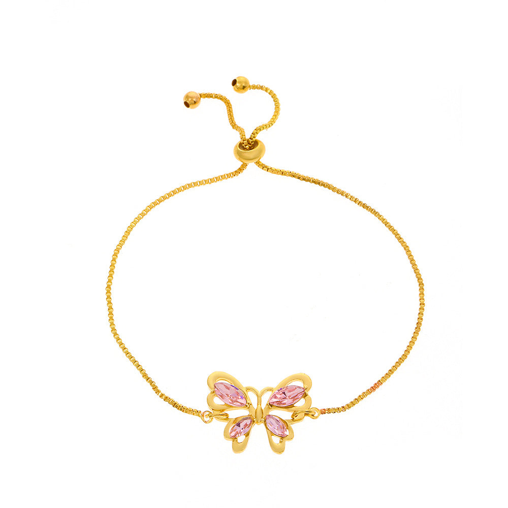 Crystal Butterfly Bracelet