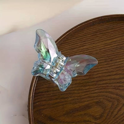 Crystal Butterfly Claw Clip