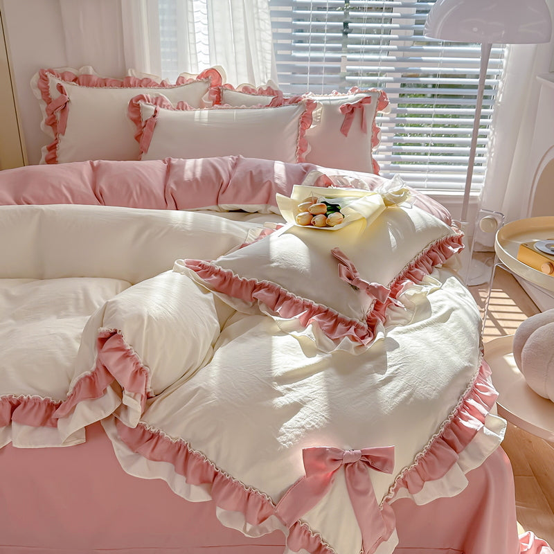 Bowknot Lace Bedsheets