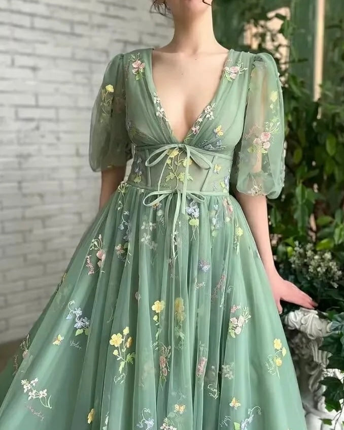 Fairy Embroidery Lace Dress