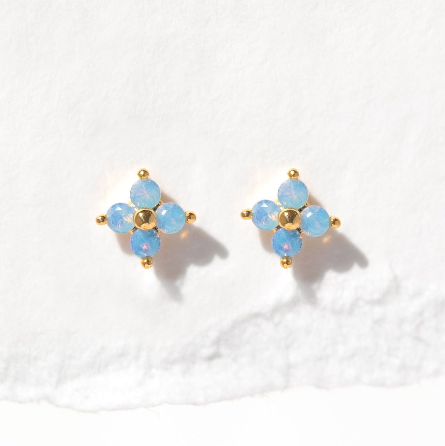 Blue Blossom  Earrings Set