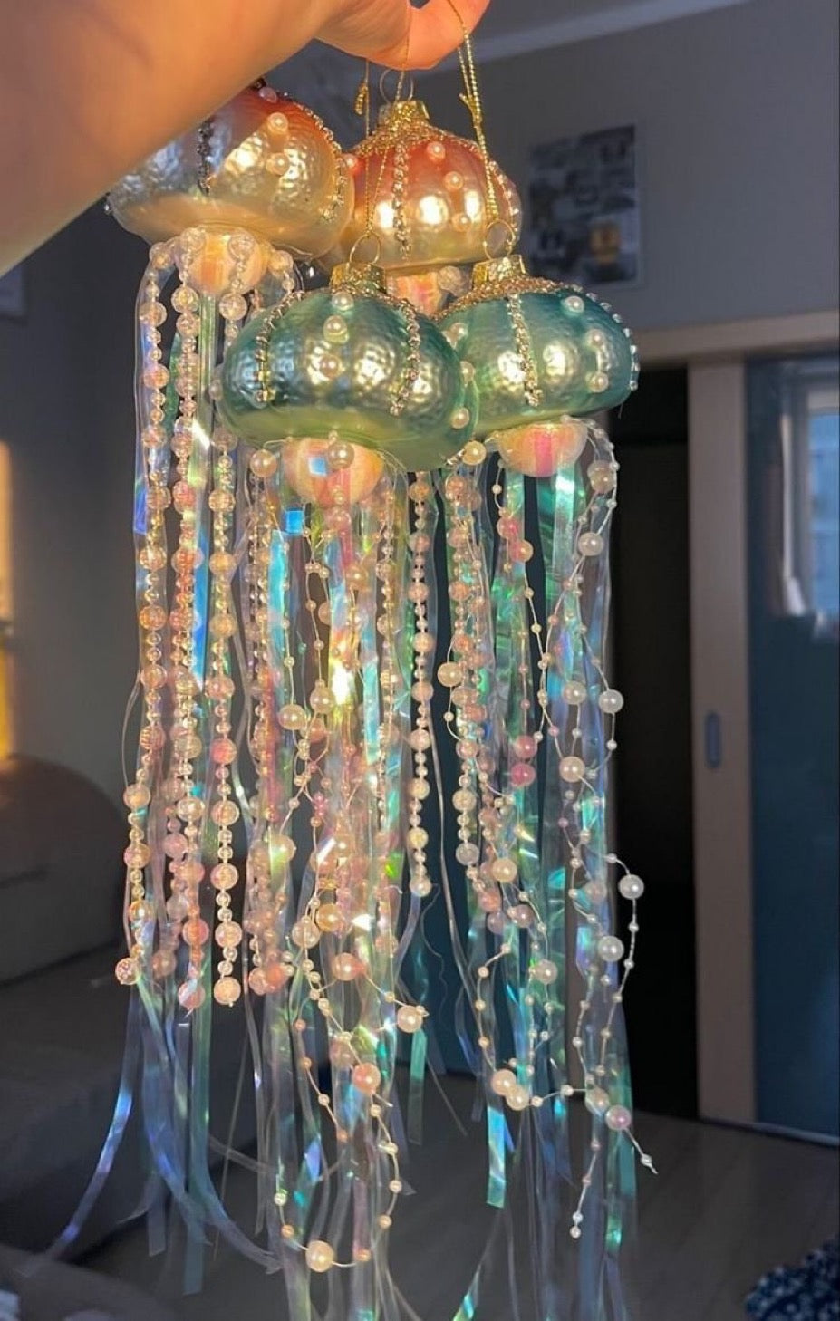 Jellyfish Pearl Ornaments