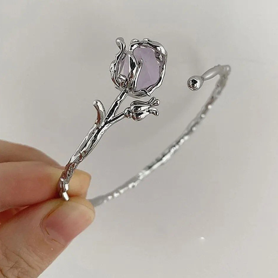 Violet Rose Earrings