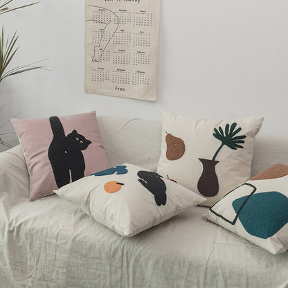 Nordic Geometric Pillow Case