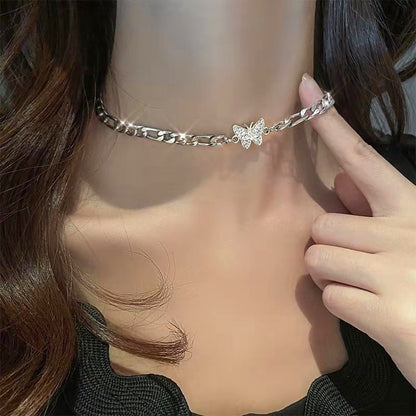 Crystal Love Heart Choker