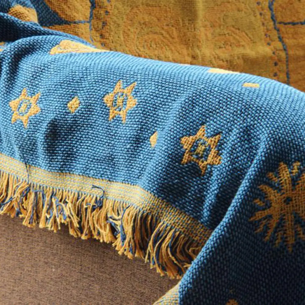 Vintage Sun Blanket with Tassel