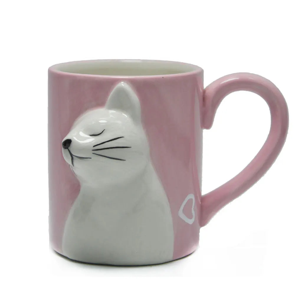 Kissing Cats Ceramic Mug