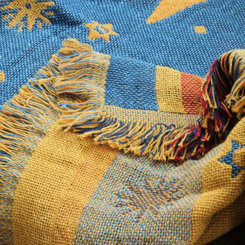 Vintage Sun Blanket with Tassel