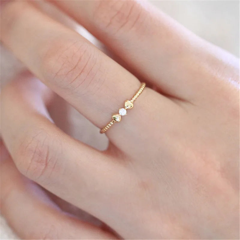 Gold Bow Ring