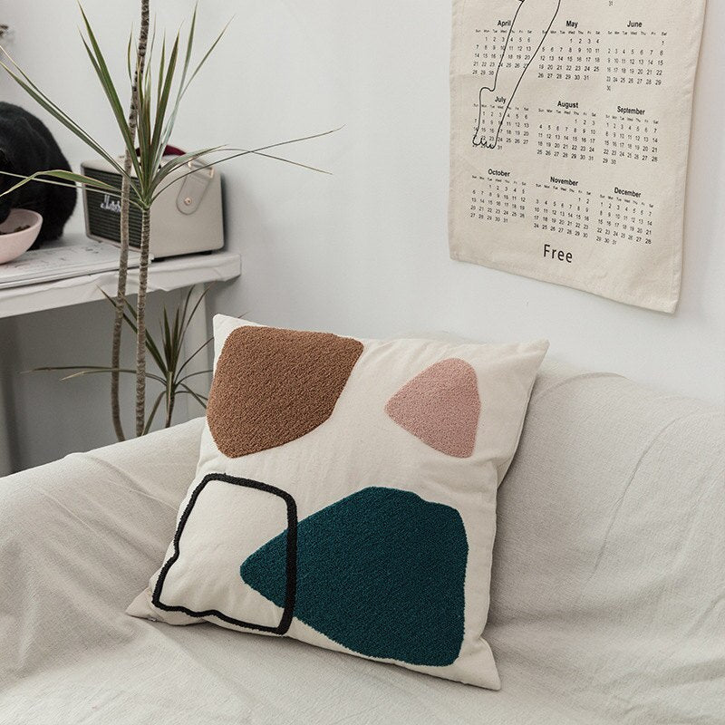 Nordic Geometric Pillow Case