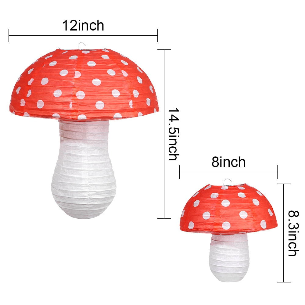 Mushroom Paper Lanterns