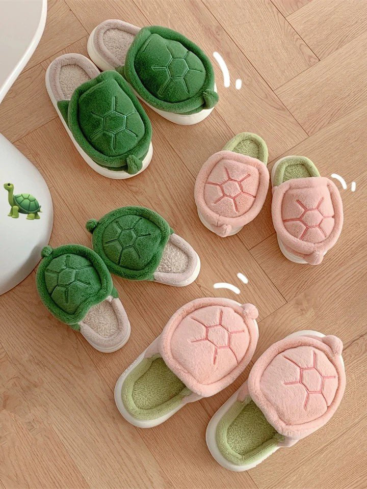 Fleece Turtle Slipper