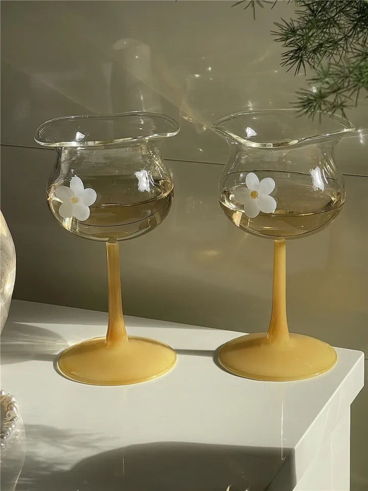 Floral Cocktail Cups