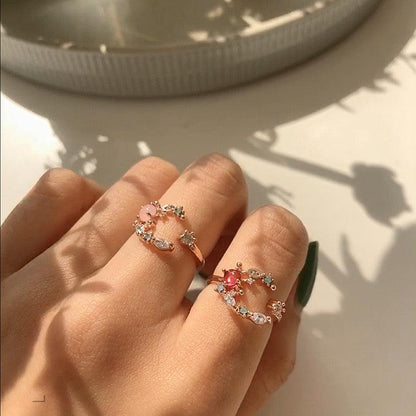 Floral Ring Set