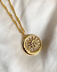 Hugging Sun & Moon Necklace