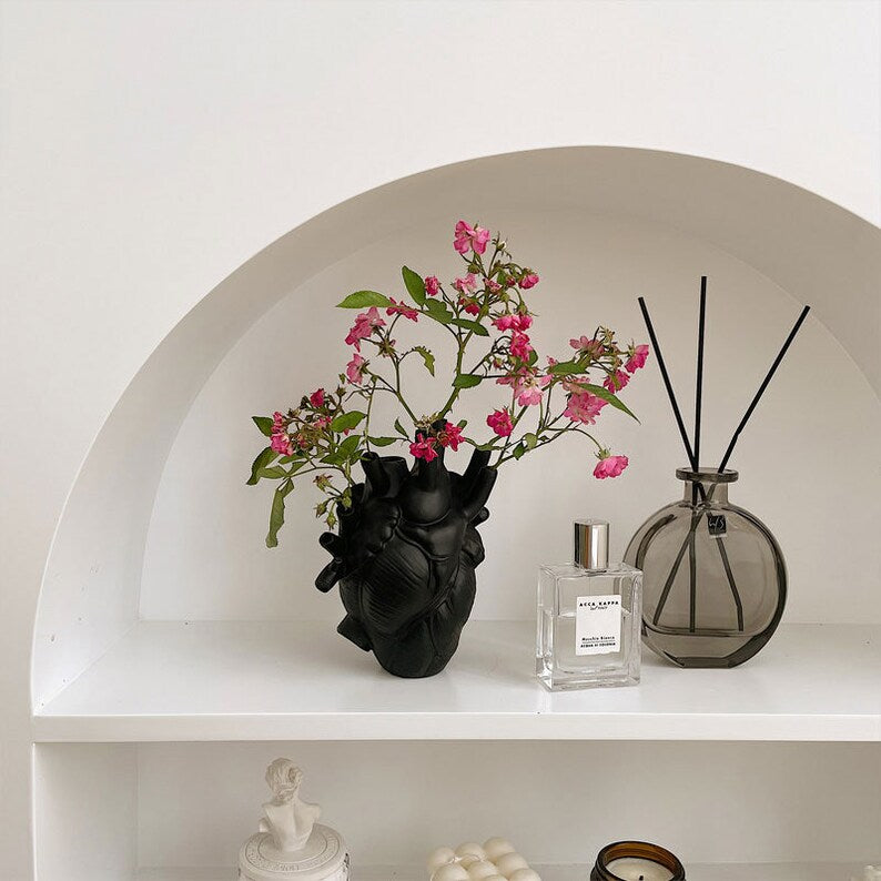 Anatomy Heart Shaped Vase