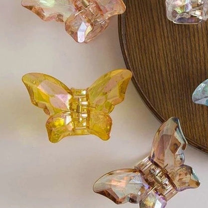 Crystal Butterfly Claw Clip