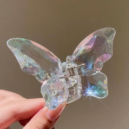 Crystal Butterfly Claw Clip