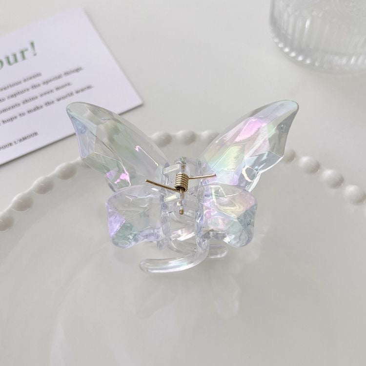 Crystal Butterfly Claw Clip