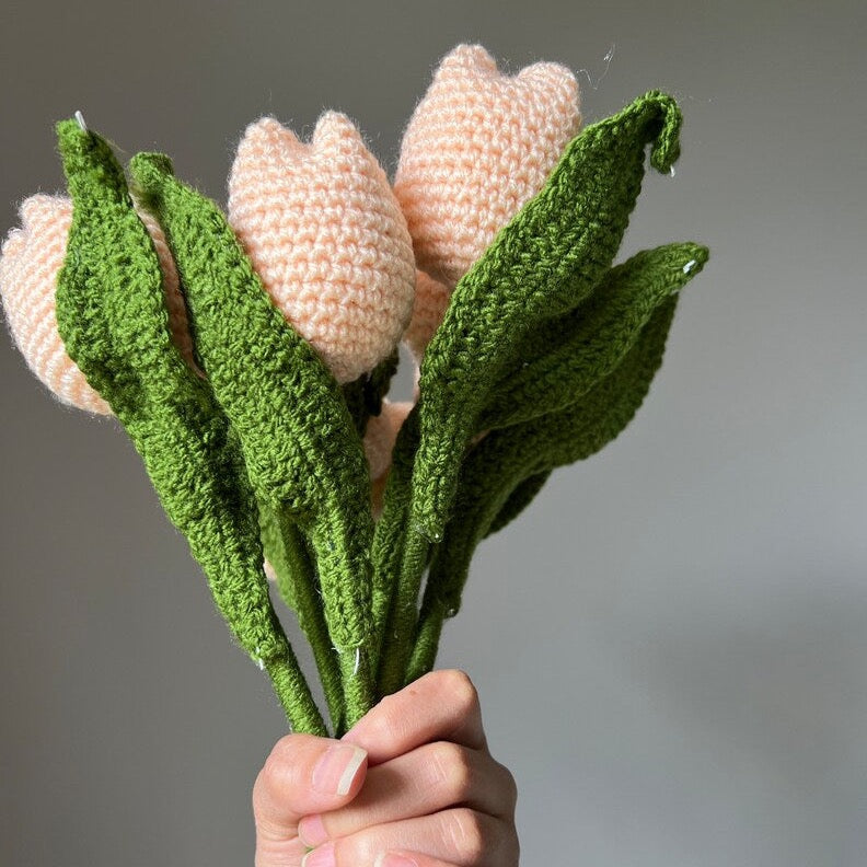 Handmade Crochet Tulips