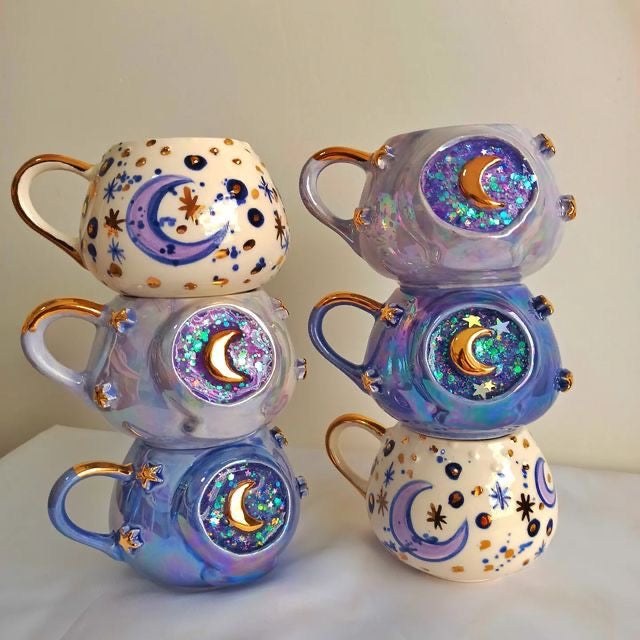 Celestial Sparkle Ceramic Mug