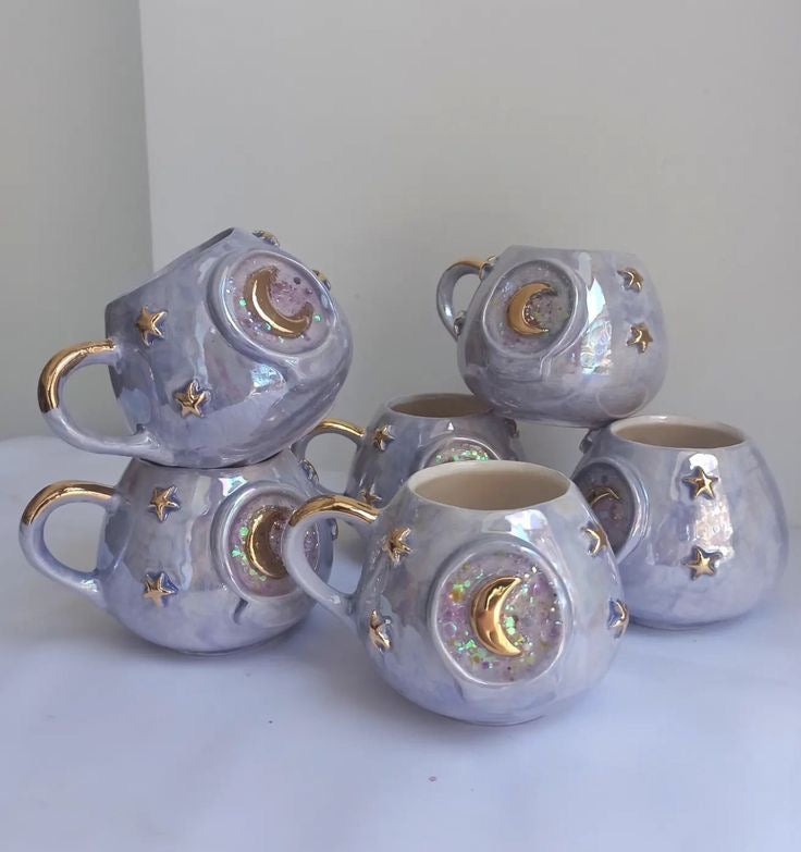 Celestial Sparkle Ceramic Mug