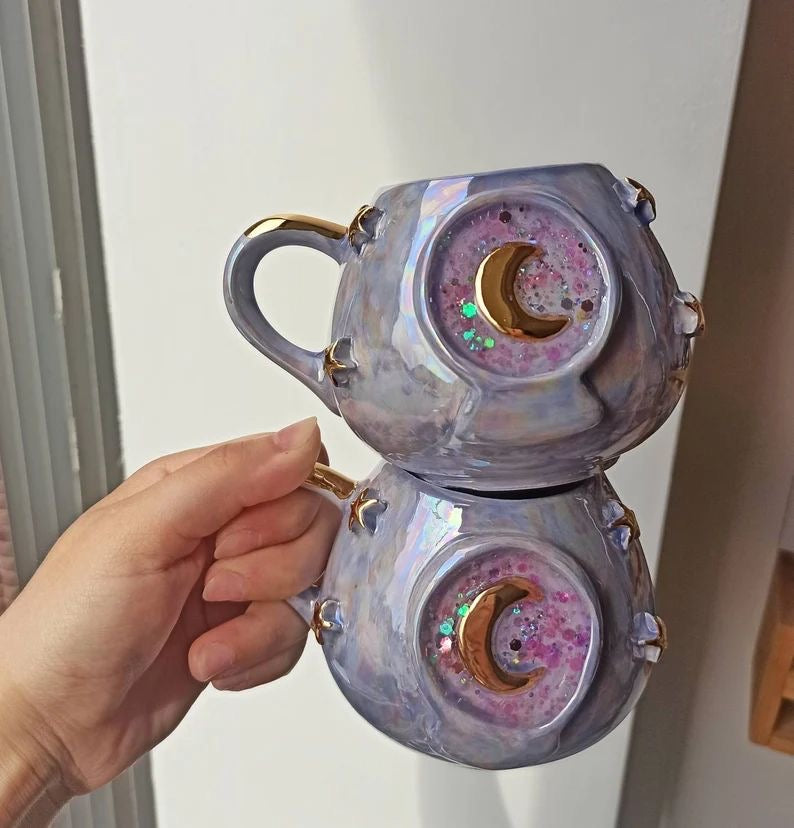 Celestial Sparkle Ceramic Mug